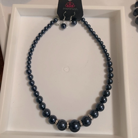 Navy Blue Jewelry Set